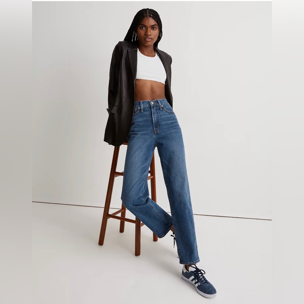 Madewell The Perfect Vintage Straight Jean in Mayfield Wash Size 26